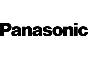 Black Panasonic logo