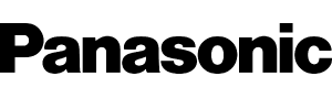 Black Panasonic logo