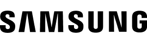 Black Samsung logo